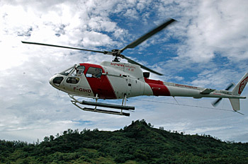 ... mit dem Heli über Bora Bora - ein Traum ...