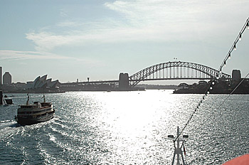 ... es ist schon ein sehr besonderes Erlebnis, wenn man nach Sydney kommt ...