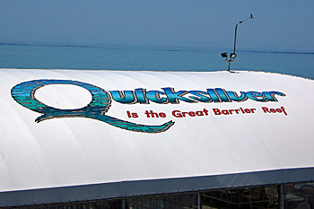 ... die Basis im Great Barrier Reef ...