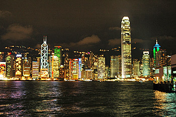 ... Hongkong bei Nacht ...
