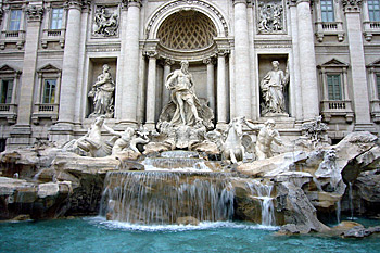 ... die Fontana di Trevi in Rom ...