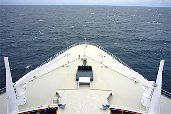 ... New York direkt voraus ...