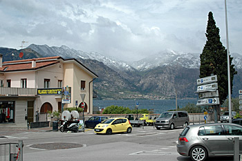 ... in Malcesine und gegenüber ist Limone ...