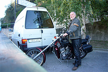 ... fertig machen zum Biken und los ...