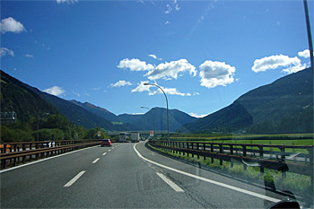 ... wir fahren gen Süden ...