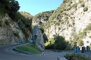 ... eine faszinierende Fahrt rauf bis Pieve ...