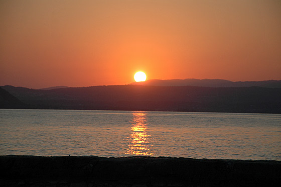 ... und dann der Sonnenuntergang - ist er nicht traumhaft?...