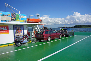 ... die Wittower Fähre ...