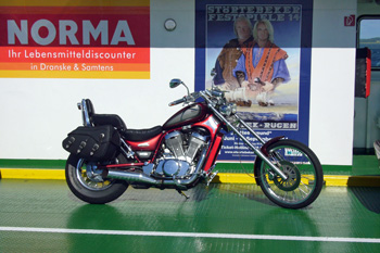 ... die Wittower Fähre ...