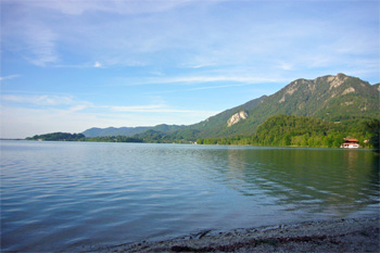 ... mit dem Rad um den Kochelsee ...