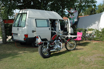 ... ein schöner Platz zum Übernachten ...