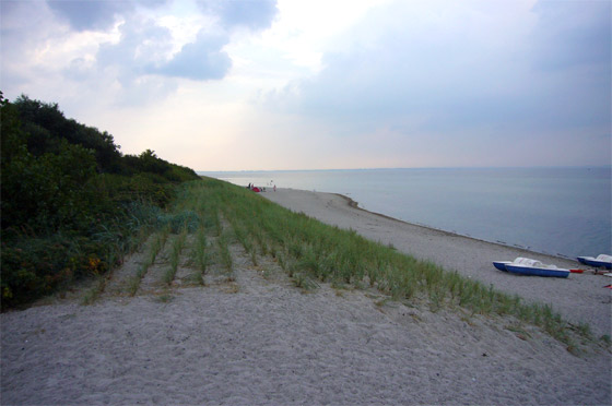 ... der Strand von Timmendorf auf der Insel Poel ...