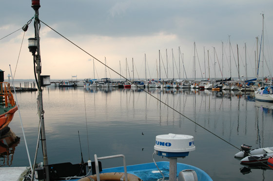 ... im Hafen von Timmendorf ...