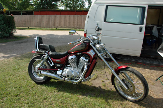 ... Frühstücken und dann klar machen zum Biken ...