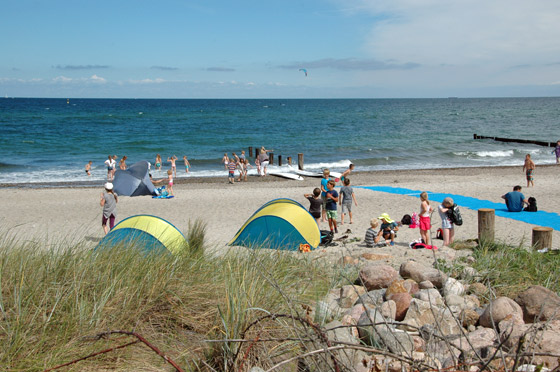 ... der Strand von Heiligendamm ...