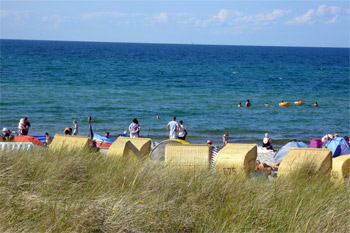 ... der Strand bei Zingst ...