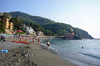 ... am Strand von Levanto ...
