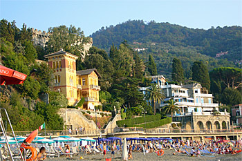 ... am Strand von Levanto ...