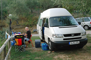... ein herrlicher Campingplatz in Levanto ...