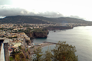 ... zum Abendessen in Piano Sorrent ...