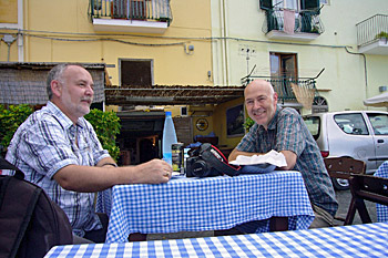 ... am alten Hafen von Sorrent gab es ein leckeres Mittagessen ...