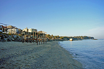 ... am Strand von Tropea ...