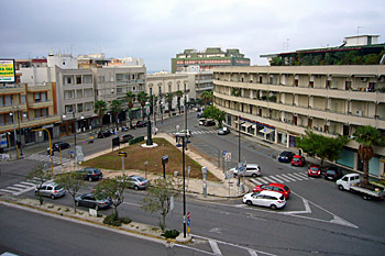 ... der Blick aus dem Hotel ...