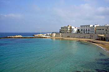 ... der Strand von Gallipoli ...