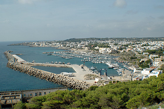 ... der Hafen von Santa Maria di Leuca ...