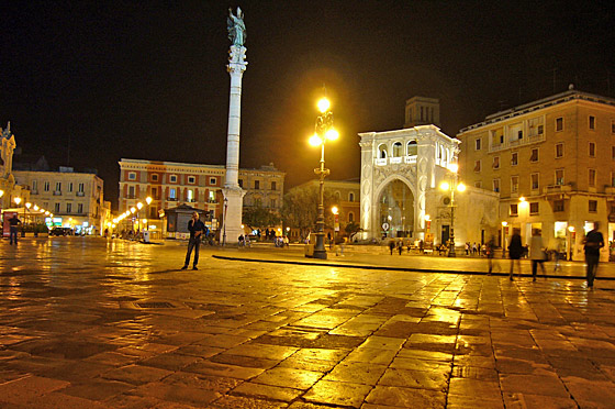 ... einfach fantastisch das Centrum von Lecce bei Nacht ...