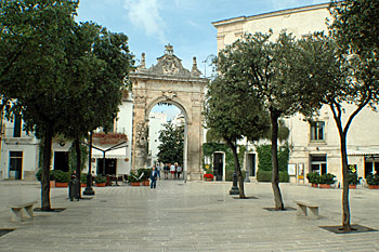 ... im Centrum von Martina Franca ...