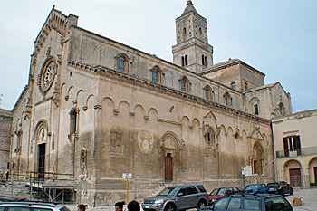 ... die Kathedrale von Matera ...
