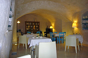 ... fantastisch - alle Räumlichkeiten des Hotels wurden in den Fels geschlagen ...