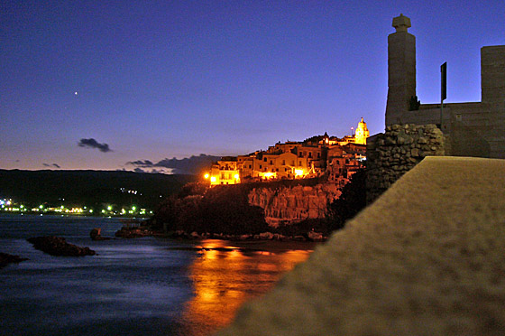 ... Vieste bei Nacht ...