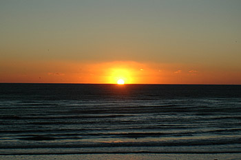 ... die Sonne geht auf in Vieste ...