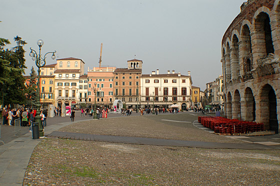 ... im Centrum von Verona ...