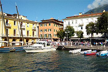... im Hafen von Malcesine ...