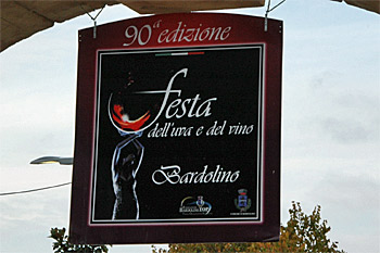 ... das Weinfest in Bardolino ...