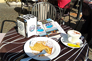 ... da gibt es immer leckeren Apfelstrudel aber heute nicht ...