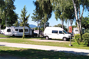 ... am Campingplatz in Übersee...