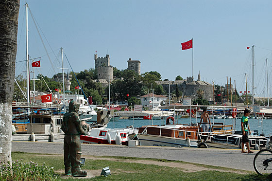 ... die Burg von Bodrum ...
