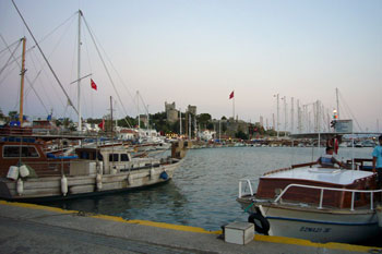 ... die Burg von Bodrum ...