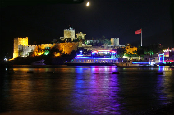... die Burg von Bodrum ...