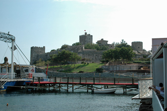 ... die Burg von Bodrum ...