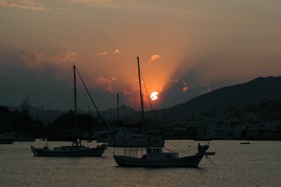 ... und die Sonne geht langsam unter - einfach traumhaft ...
