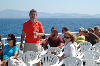 ... auf der Fahrt zur Insel Kos ...