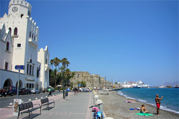 ... die Promenade von Kos ...