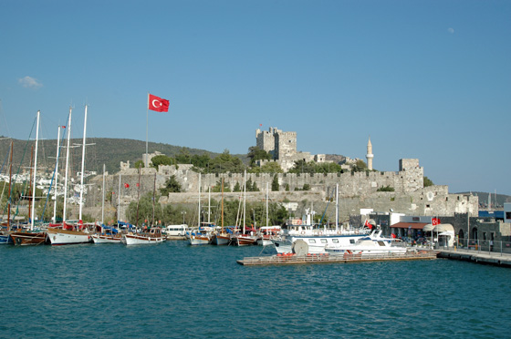 ... die Burg von Bodrum ...