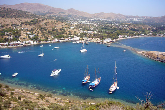 ... der Fischerort Gemüslük ...