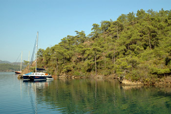 ... die Bucht von Degirmen Bükü ...